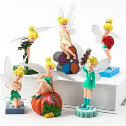 Новый 6 шт./лот 6 видов стилей 5-10 см ПВХ красивая феерических кукла предметы мебели для девочек игрушки аксессуары торт выпечки