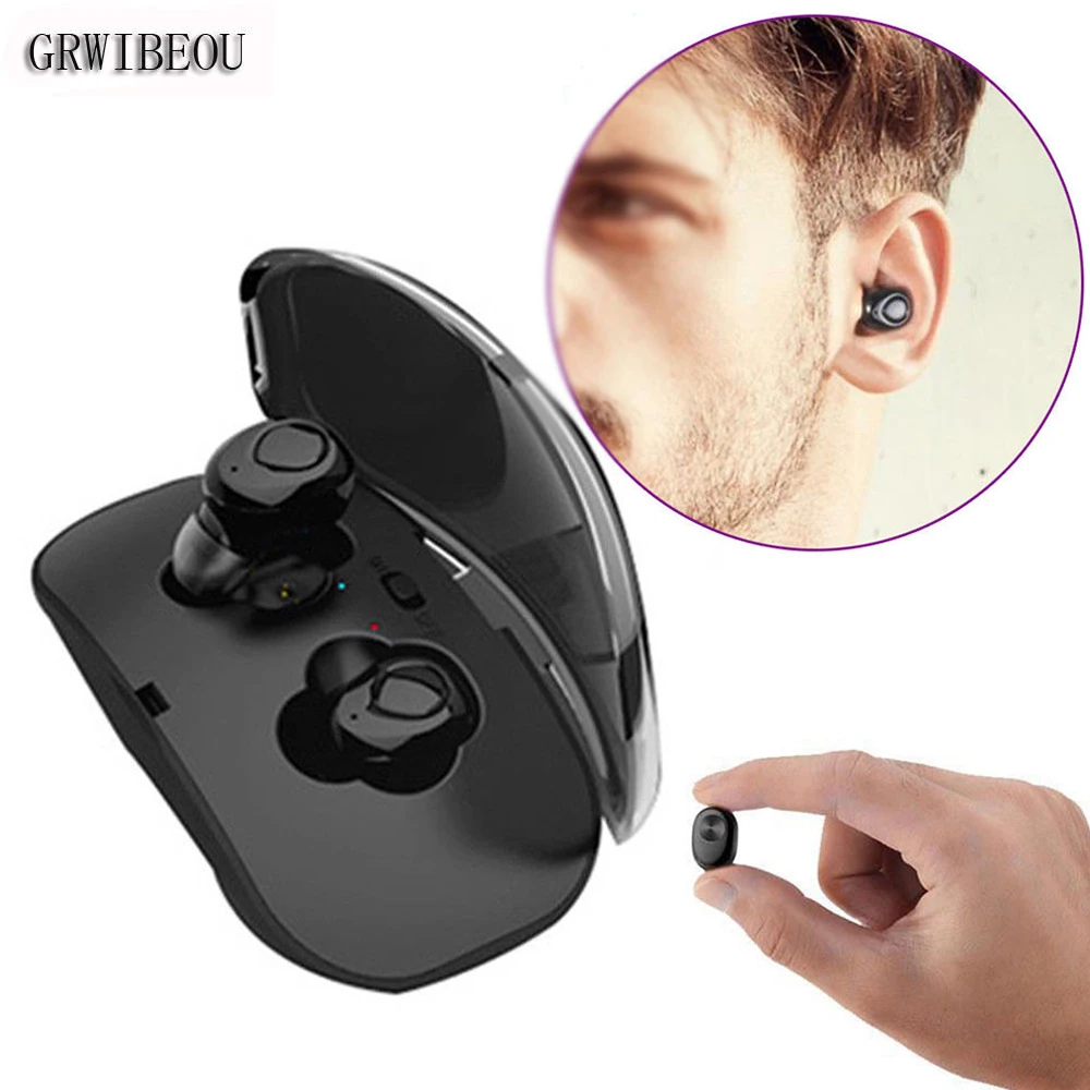 

Wireless Mini Twins True Wireless In Ear Stereo Sport Bluetooth Earbuds Headset Earphones & Headphones Portable Audio & Video