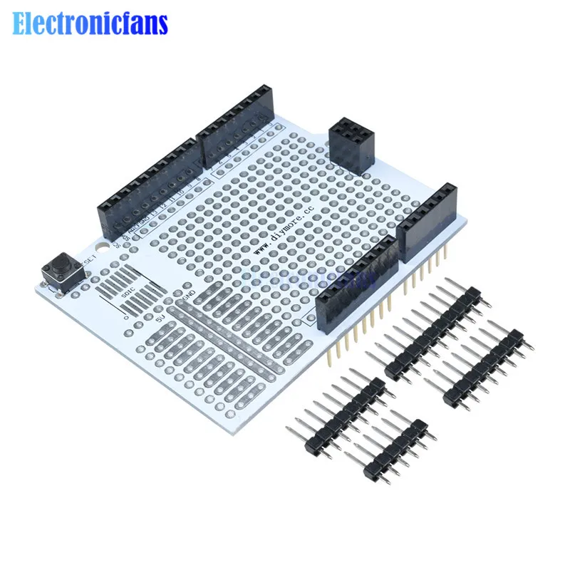 Прототип PCB Плата расширения макет макетная плата модуль Protoshield для Arduino UNO R3 один Diy комплект новейший