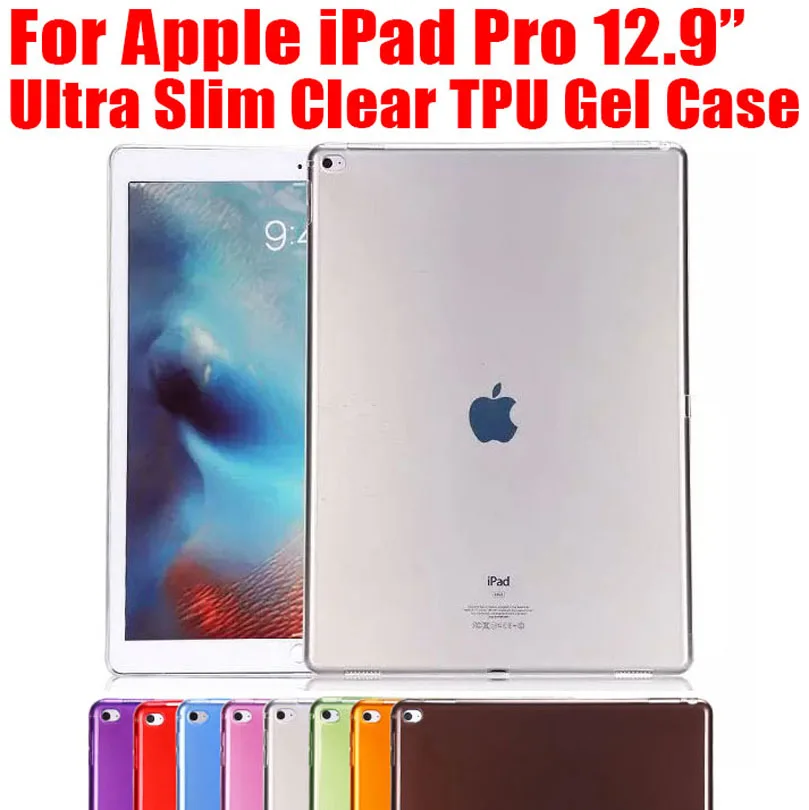 

Ultra Slim TPU Case For iPad Pro Soft Gel Silicon Transparent Clear Cover Case for Apple iPad Pro 12.9 NO: IPR02
