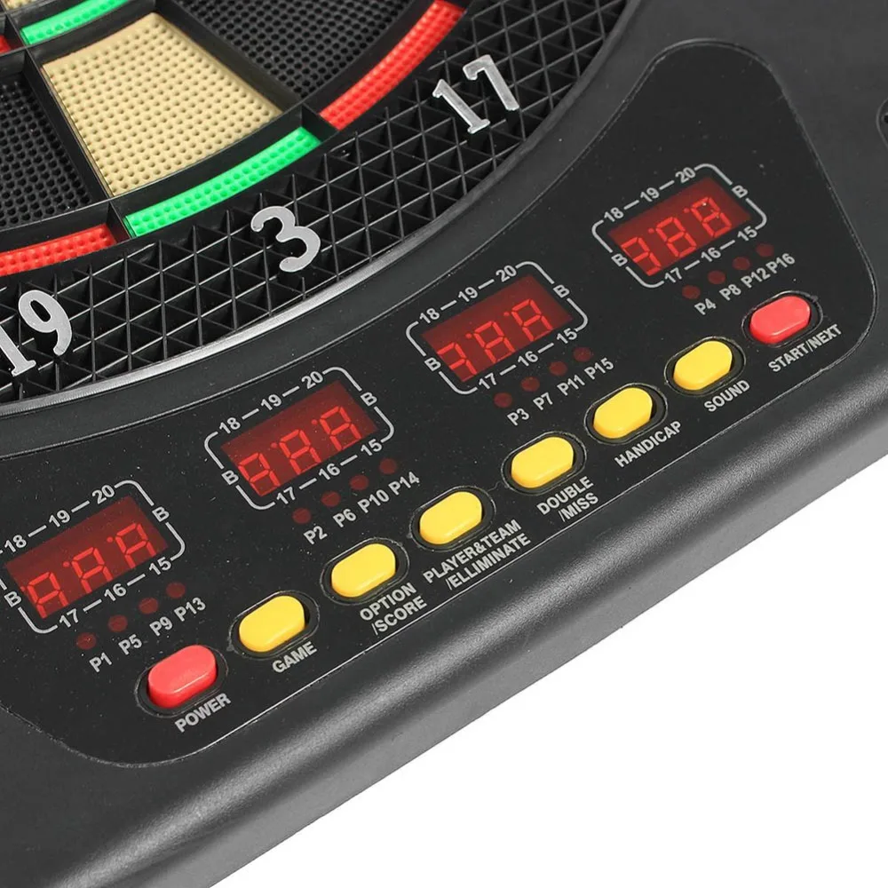 Новый 18 дюймовый электронный дротик + 6 шт. дротиков безопасная игра для