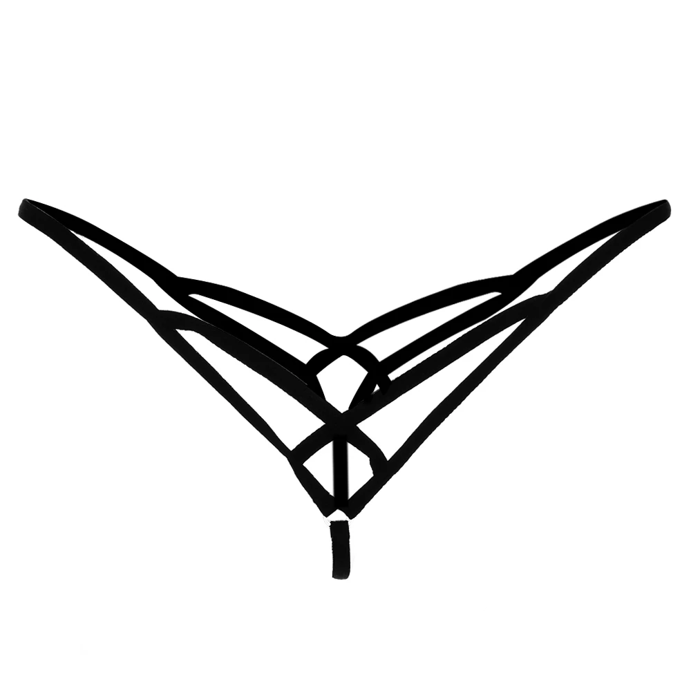 

1PC Women Low Waist Hollow G-string Thongs Erotic Micro T-back Panties Sexy Cross Bandage Plus Size S/M/L/XL/2XL/3XL/4XL/5XL
