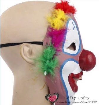 Joker Soft Rubber Mask for Halloween Party Cosplay - 3