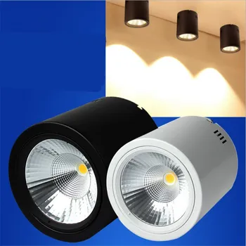 

Free Shipping 20W Round Surface mount COB LED Downlight Dimmable 20W dimming LED Spot light LED ceiling lamp AC110V-240V