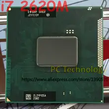 Процессор Intel core cpu I7-2620M 2,70 ГГц 4 МБ двухъядерный процессор SR03F I7 2620 м FCPGA988 ноутбук процессор