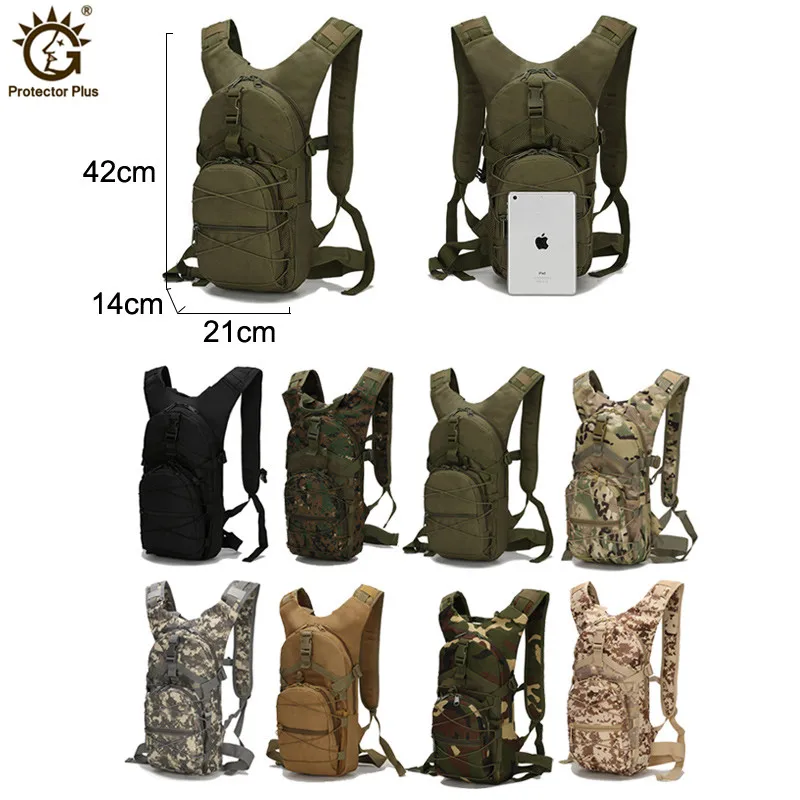 15L Tactical Backpack 800D Oxford Molle Military Hiking Bicycle Backpacks Outdoor Sports Cycling Climbing Camping Bag Army