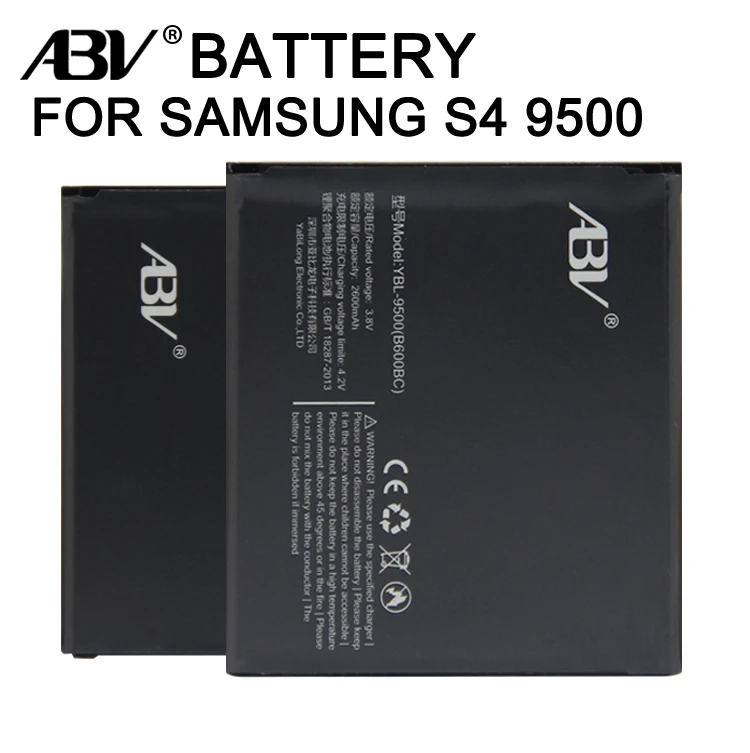 

ABV brand bateria s4 Replacement Battery B600BC/B600BE for Samsung Galaxy S4/i9500/i9508/i9502/i959/i9505 battery S4