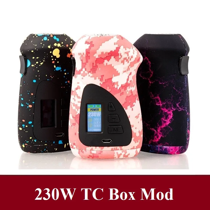 

ORBITER 230W Temperature Control Electronic Cigarette Electronic Mould Dual 18650 Battery Box MOD VS Voopo Drag 157 VAPE MOD