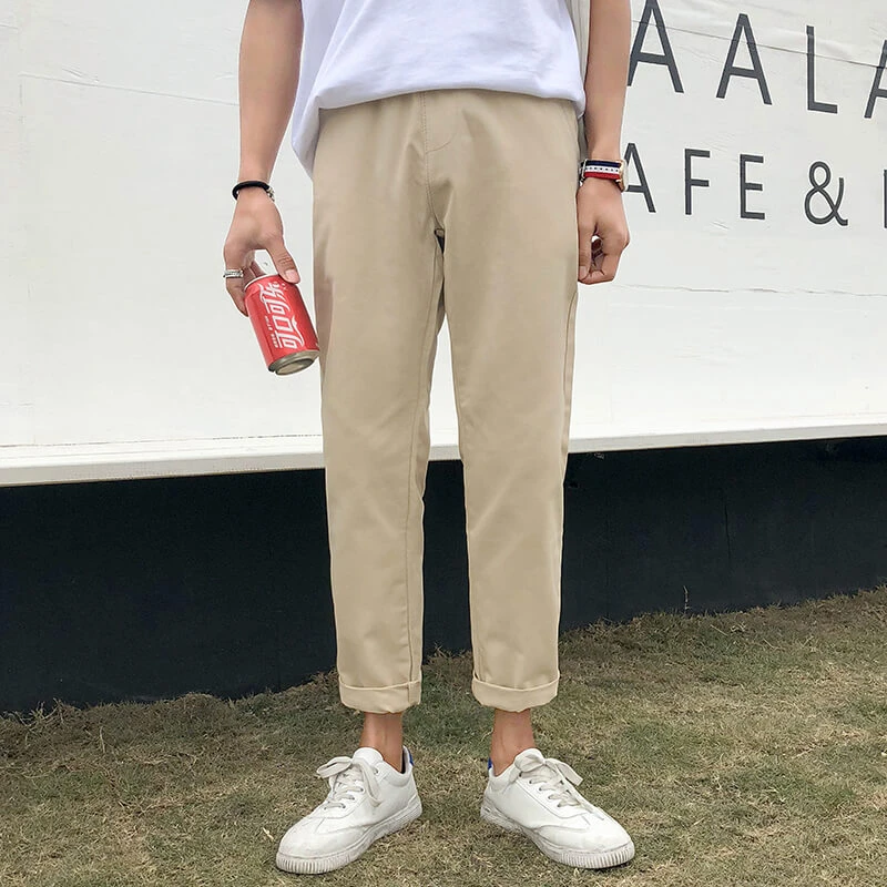 wide leg walking trousers