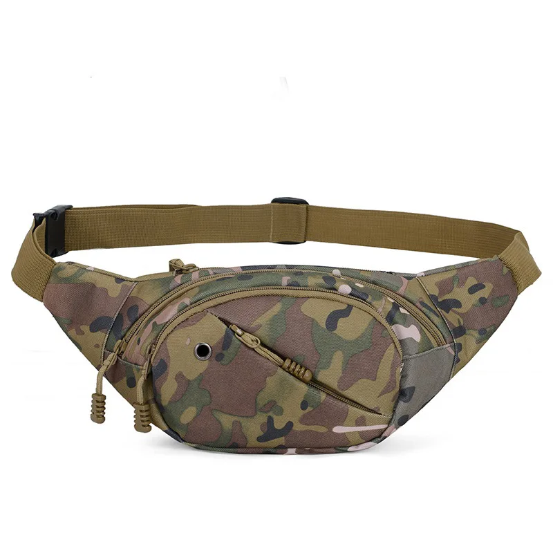 

Men Tactics Waist Pack Fanny Pack Outdoor Sport Camping Hiking Travelling Mountaineering Bicycle Mobile Phone Headphone Plug Bag