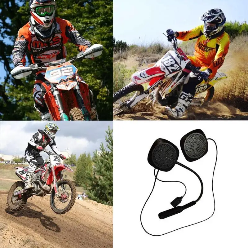 Беспроводные Bluetooth наушники MH03 для скутера гарнитура шлема двойной стереозвук
