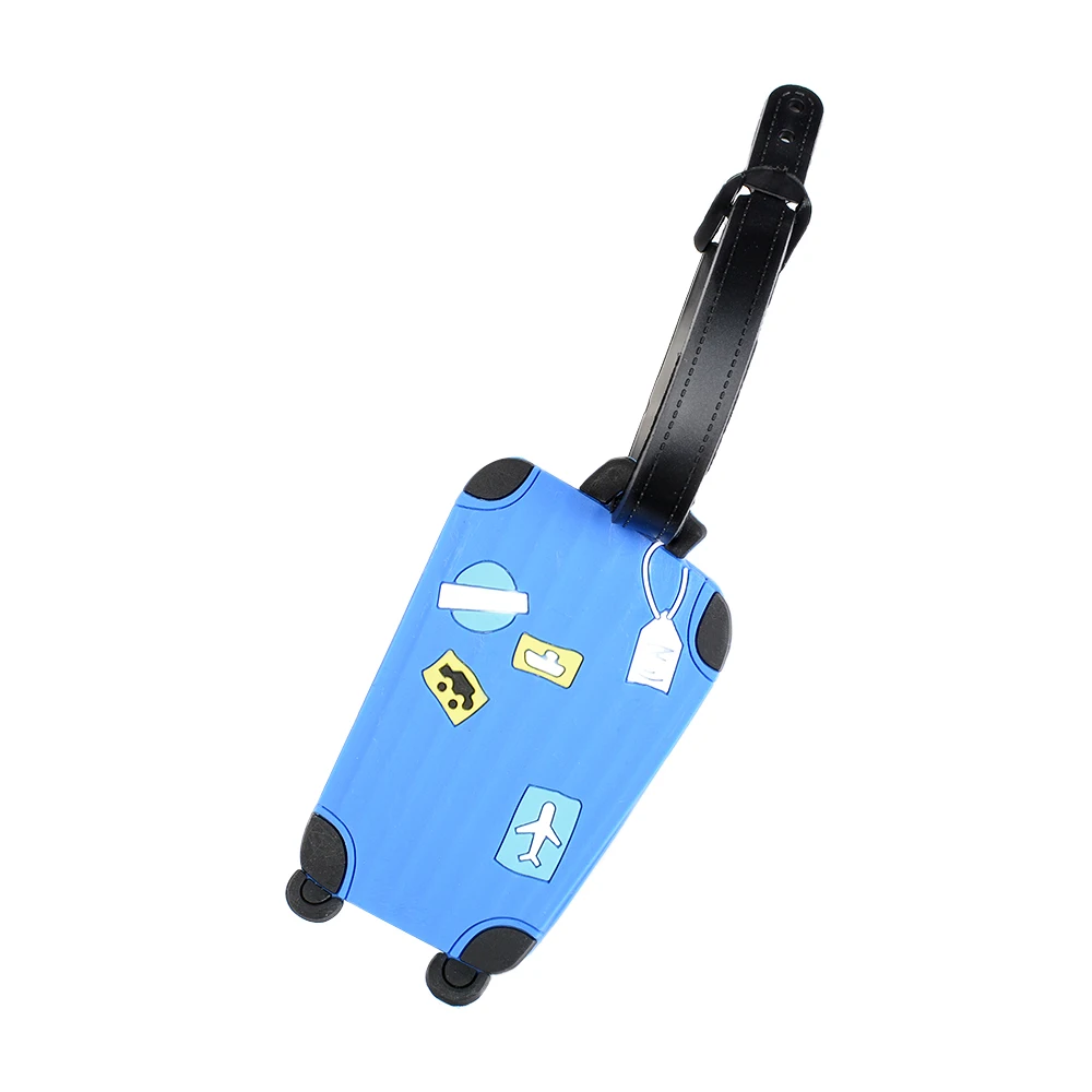 1 шт. чемодан Мультяшные багажные бирки дизайн идентификационная бирка адрес держатель идентификационная этикетка аксессуары для путешествий держатель для багажа