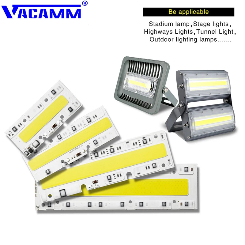 

AC220V 110V COB Lamp SMD Chip Spotlight With Smart IC IP65 LED Bulb 30W-150W White / Warm White LED DIY Floodlight Outdoor Lamps