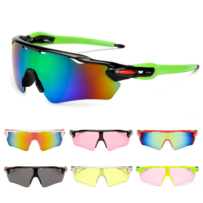 PC взрывозащищенные поляризованные солнцезащитные очки с козырьком, светоотражающие велосипедные солнцезащитные очки, очки для езды на велосипеде, солнцезащитные очки для спорта на открытом воздухе