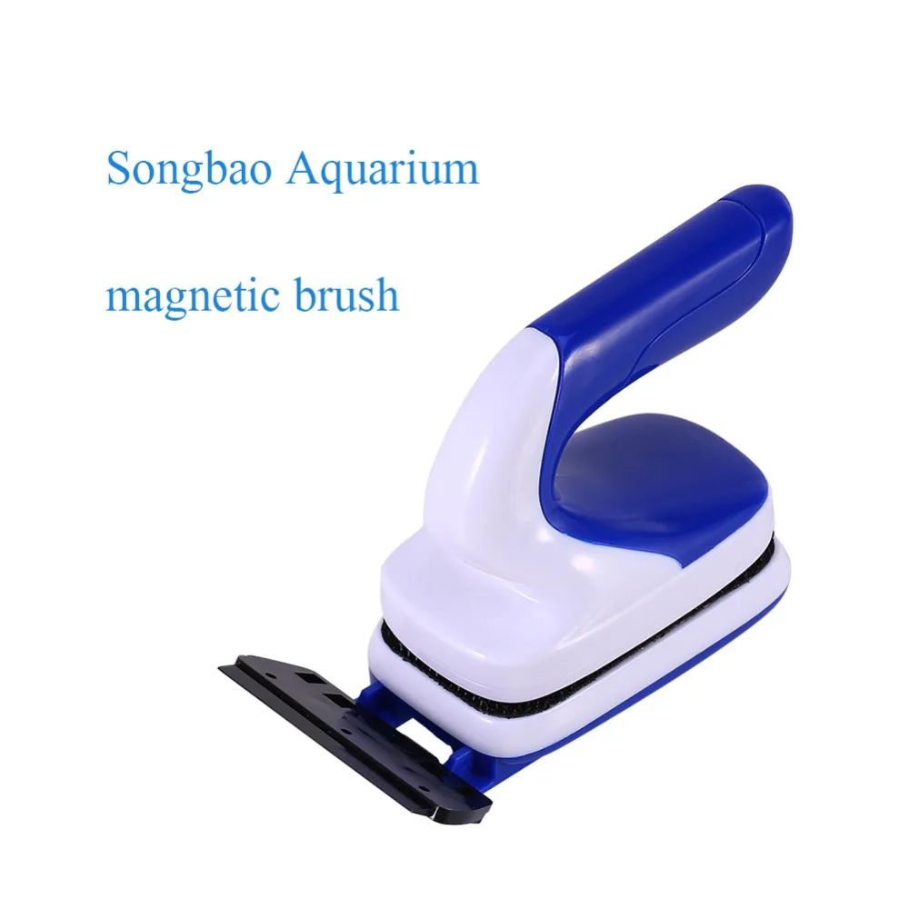 

Practical Floating Magnetic Brush Aquarium Fish Tank Glass Algae Scraper Aquarium Magnetic Cleaner Magnets Brush Cleaner Tool