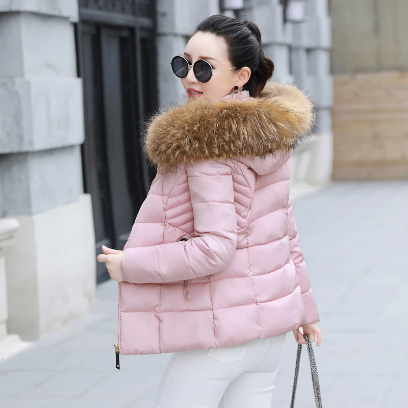 With Fur Hooded Women Winter Jacket Hooded Slim Womens Basic Jackets Outwear Female Coat Coats Chaqueta Mujer Invierno With Fur Hooded Women Winter Jacket Hooded Slim Womens Basic Jackets Outwear Female Coat Coats Chaqueta Mujer Invierno