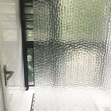Feiqiong Brand PEVA Bathroom Shower Curtains 3D Waterproof Bath Curtain Solid Pattern 180*180CM High Quality
