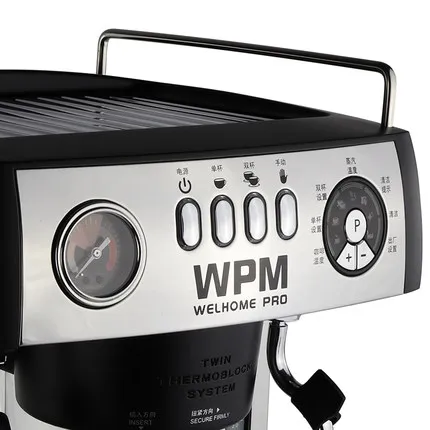 Welhome WPM KD-230 кофемашина Коммерческая полностью полуавтоматическая домашняя итальянская Паровая профессиональная пенящаяся кофейная