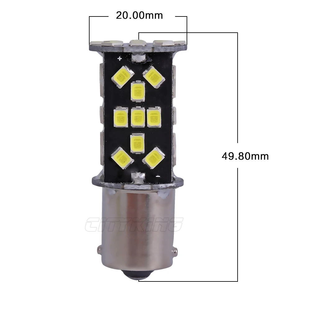 1 шт./лот супер яркий белый Высокая мощность 21 Вт 1156 48led 2835SMD ba15s светодиодные лампы