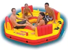 Best Price as low as $269.00 61 x 254CM Inflatable lounge Chair Water Floating Bed Inflatable Floating Row Air Mattresses with 3L foot air pump