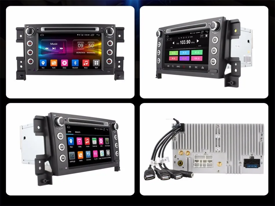 Discount 4G LTE Octa Core 2GB RAM Android 6.0 Car DVD For SUZUKI GRAND VITARA 2008 2009 2010 2011 2012 2013 2014 2015 GPS Radio Stereo BT 23