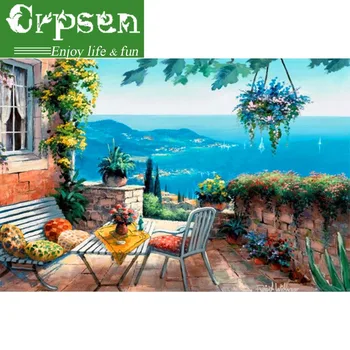

Diamond Painting 5D DIY Embroidery Full Square Drill The Garden Of Sea Crafts&Sewing Needlework Cross Stitch Art Crpsen