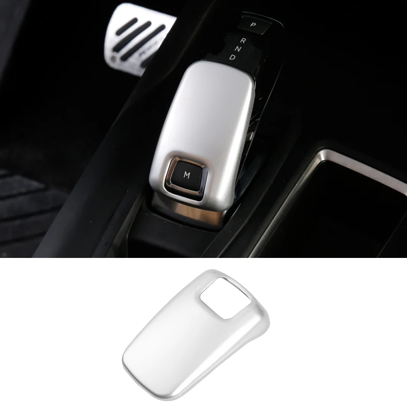 

ABS Matte Auto Gear Shift Knob Decoration Trim Car-Covers For PEUGEOT 3008 GT 5008 2nd 2017 2018 Car-styling