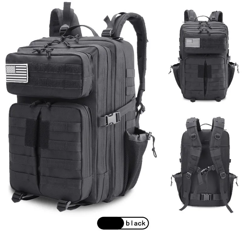 45L Военный Тактический штурмовой рюкзак 900D армейский Молл Водонепроницаемый Большой рюкзак для походов на открытом воздухе кемпинга