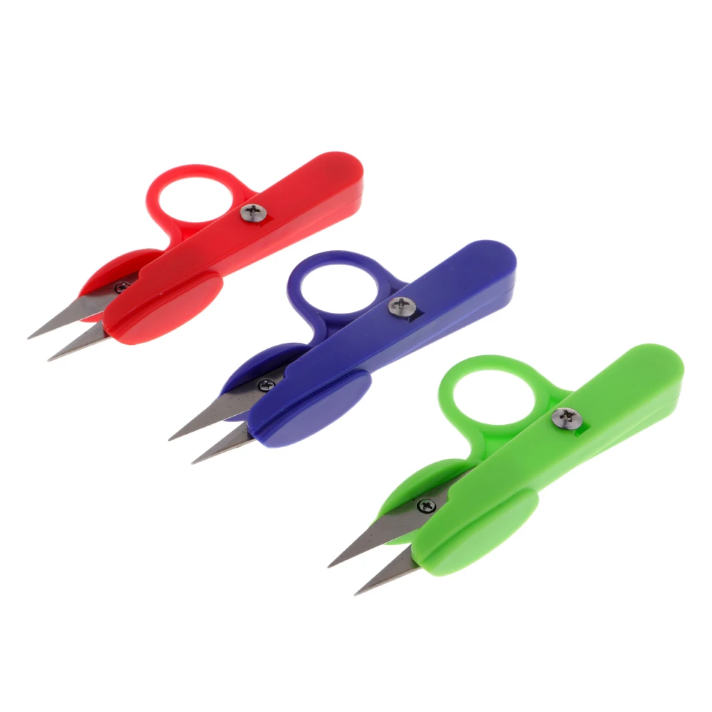 

fityle 3Pcs Steel Embroidery Sewing Snips Thread Cutter Scissors Nipper Thrum for Tailor Dressmaker Professional