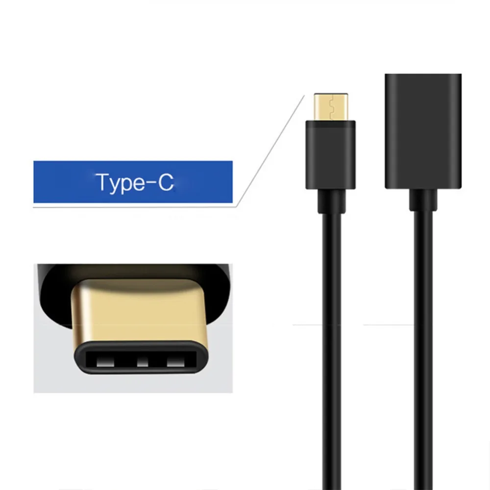 Buyincoins type-C OTG адаптер usb-кабель 3 1 type C штекер USB 0 A Женский кабель для передачи