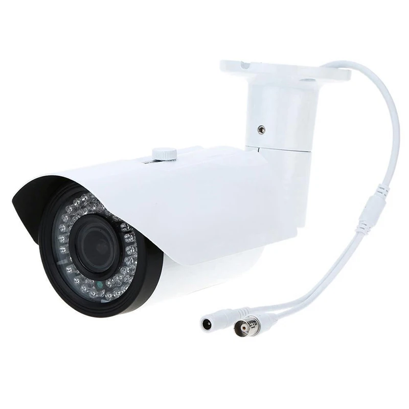 

1200TVL Waterproof Outdoor CCTV Security Camera 42IR 2.8-12mm Varifocal White