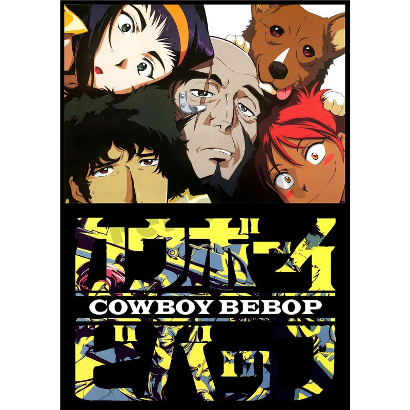 Ковбойский декоративный постер bebop для домашнего интерьера белый с покрытием