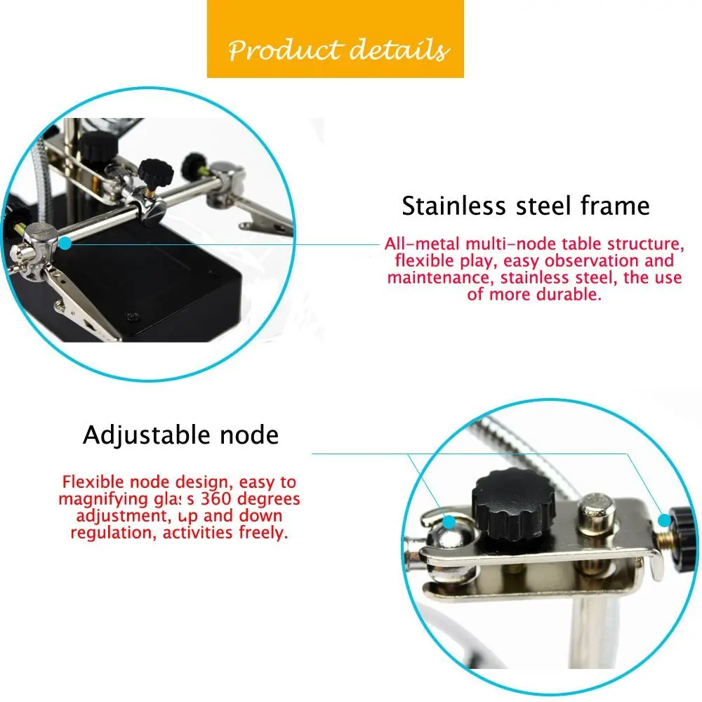 lampe loupe desktop Magnifier  004