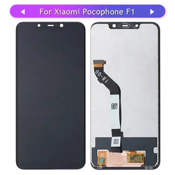 

3PCS For Xiaomi Pocophone F1 Poco F1 Touch Screen LCD Display Assembly Glass Digitizer Touch Panel complete Replacement