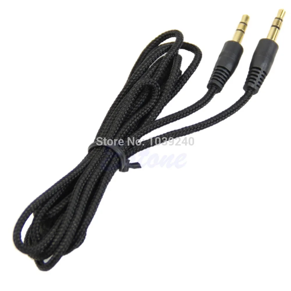 

JINSHENGDA 10pcs/lot 3.5mm Car Aux Auxiliary Cord Male To Male Stereo Audio Cable For Cell Phone MP3-Y1QA