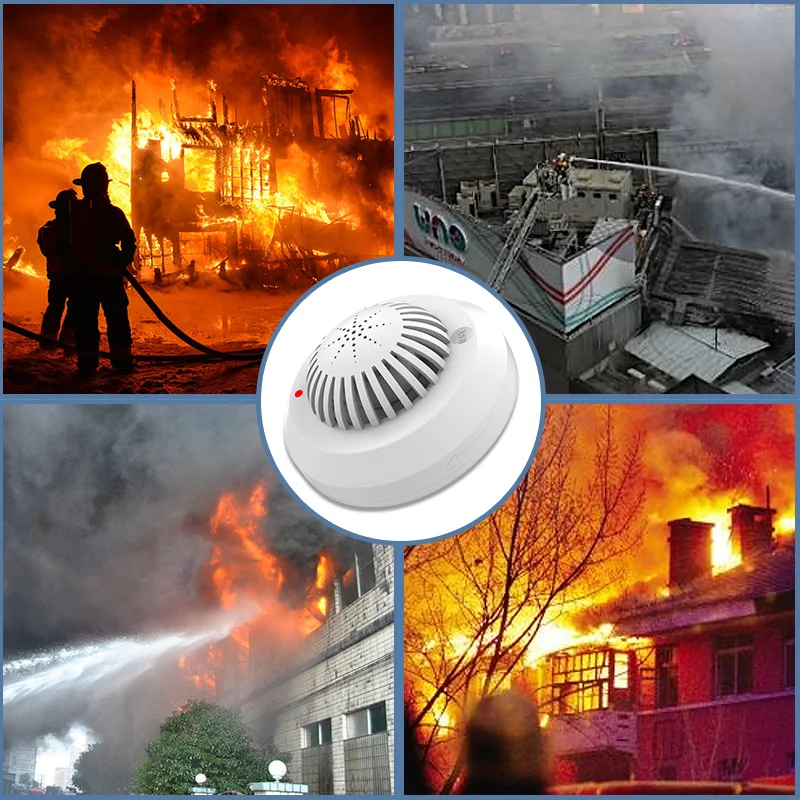 KERUI 5 шт./лот SD03 человеческие голосовые подсказки Высокая чувствительность пожарная дымовая сигнализация пожарный детектор дыма для склада отель магазин безопасности
