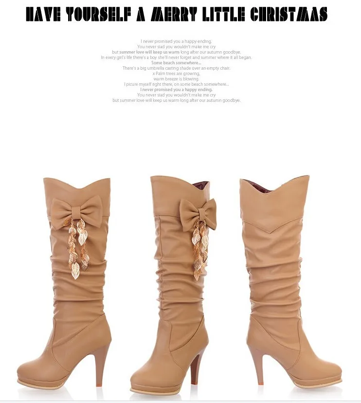 Новинка; высокие сапоги на высоком каблуке со стразами в европейском и американском стиле; высокие сапоги; водонепроницаемые сапоги; женская обувь больших размеров