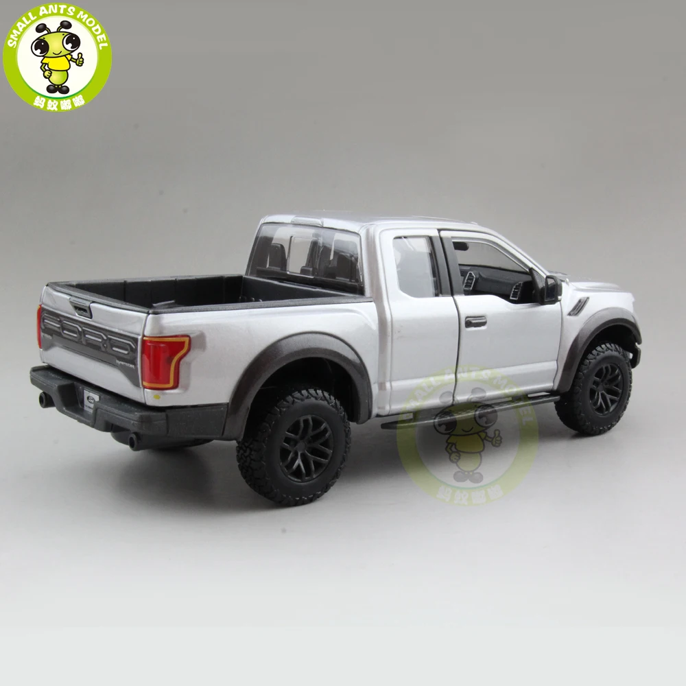 1/24 Ford F150 F 150 Raptor грузовики пикап литой металлический автомобиль модель игрушки для детей мальчик девочка подарок коллекция Maisto серебро