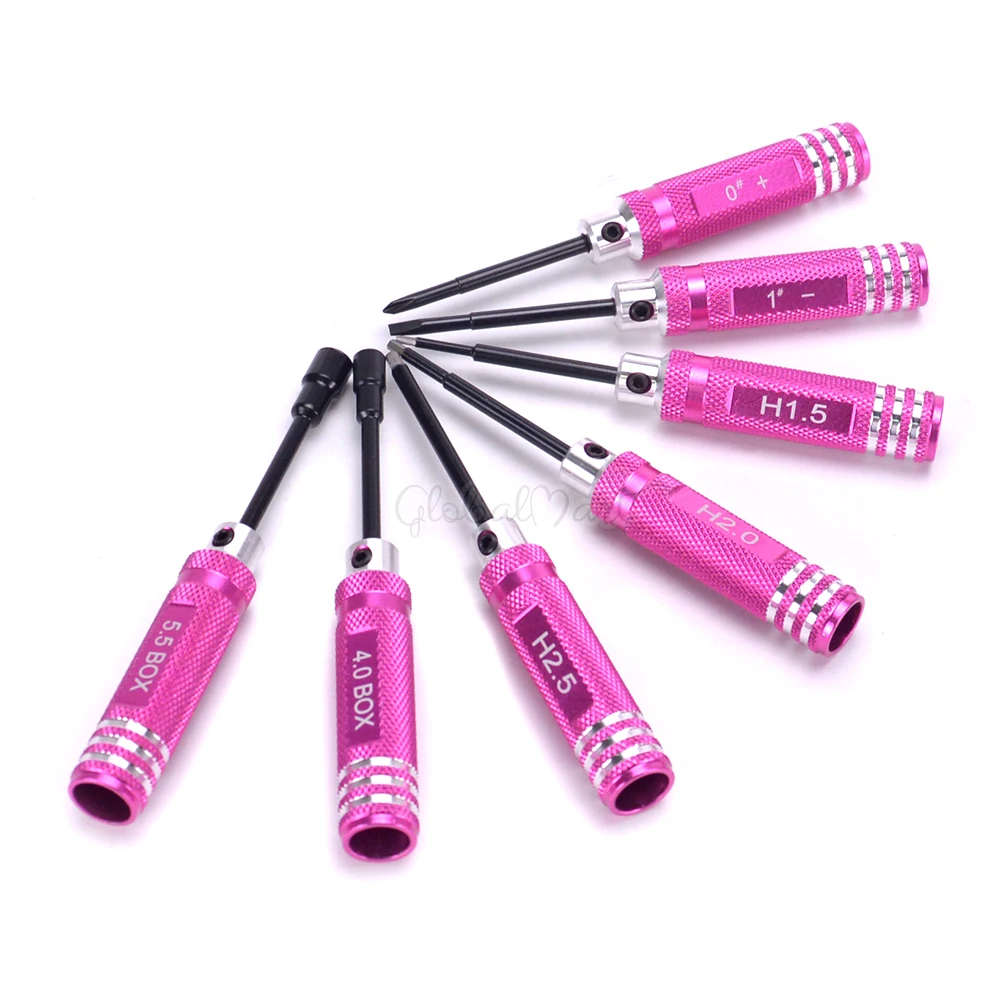 RC Tools 7 IN 1 Hex Screw Driver Set Hexagonal Hex Screwdriver Tool For