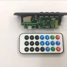 DIY 12 в Bluetooth аудио приемник MP3 декодер плата FLAC/WAV/WMA/MP3 декодирования модуль плеер с TF слот Поддержка U диск AUX FM