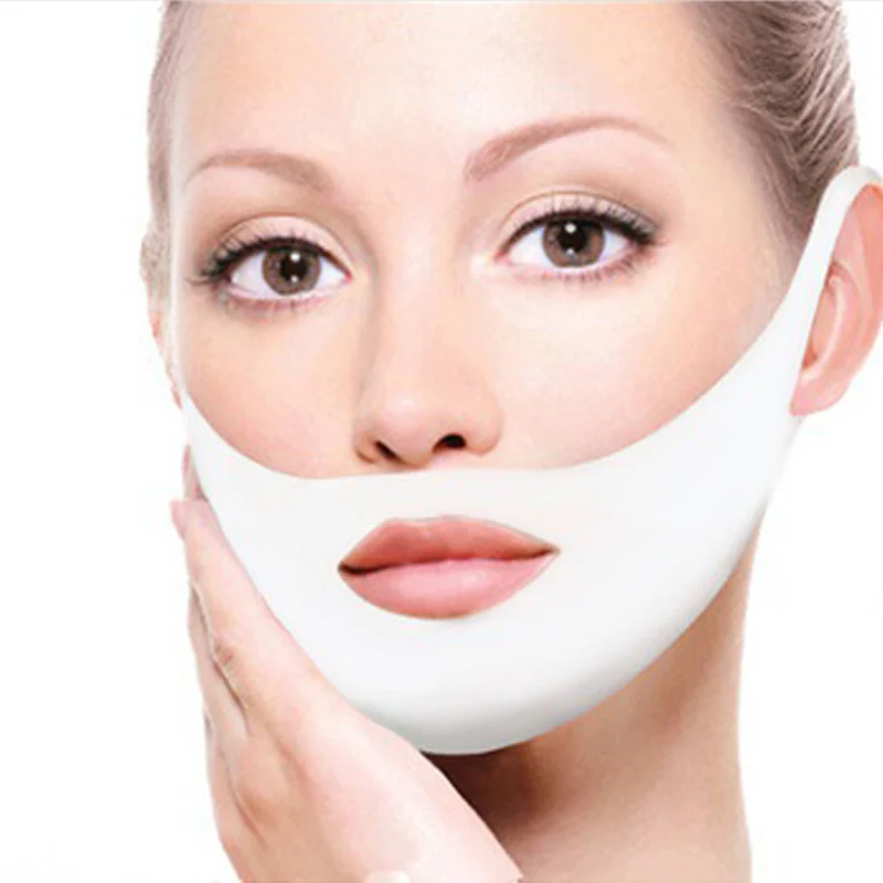 

4D V Face Mask Lifting Firming Moisturizing Face Masks Neck Reduce Double Chin Anti Cellulite V Shape Face Mask Face Lift Tool