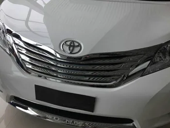 

For 2015 toyota sienna The net trim + Cover trim For 2015 toyota sienna ,ABS chrome,5pcs/lot,