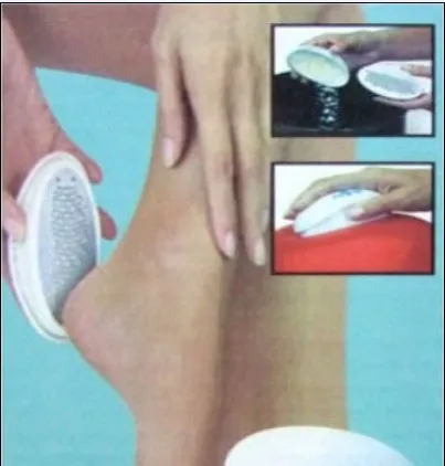 

Retail pack unisex callous remover,dry skin cleaner,foot beauty tools,pedicure tool for For smooth beautiful feet.