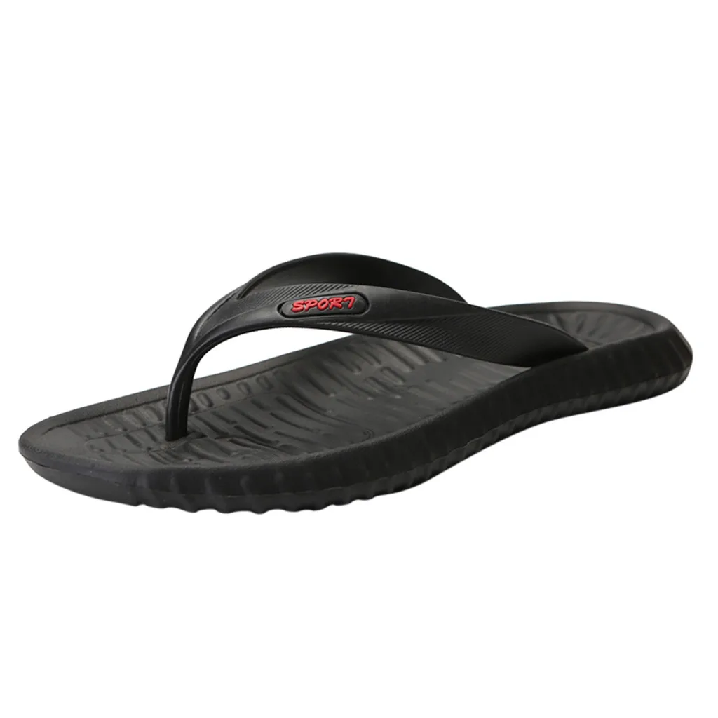 

JAYCOSIN Casual Men's Personality Flats Durable sandals flip-flops men's Antiskid slippers women summer casual Beach Shoes 2019