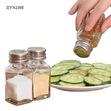 Стеклянный стальной шейкер для приправ, набор кухонных инструментов для приправ и специй, коробка для приправ, бутылка для приправ, инструмент для барбекю