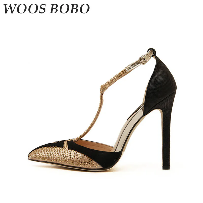 

BOBO 2019 New Womens High Heels Sandals Pointed Toe Sexy Woman Brand Gladiator Women Casual Fashion Ladies Summer Sandals Female