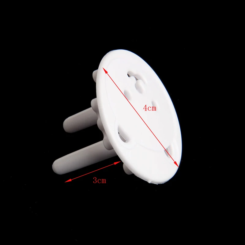 Thickened Round Head Baby Bear EU Power Socket Electrical Outlet for Kids Safety Guard Protection Anti Shock Plug Cover J75
