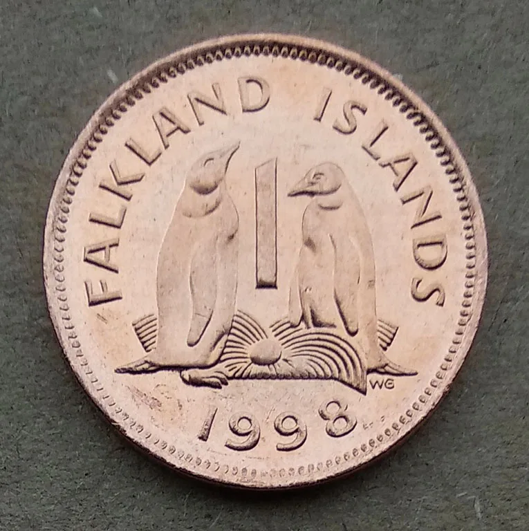 

20mm 1 Coin Of Falkland Islands 1998