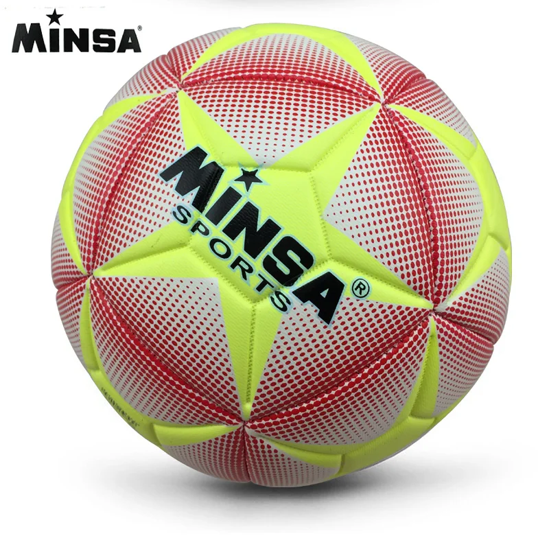 MINSA детский футбольный мяч Размер 4 швейная машина футбольный мяч PU Молодежные студенческие футбольные мячи Любительская тренировка Футбол