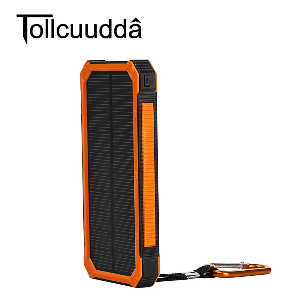 Портативный внешний аккумулятор на солнечной батарее 10000 мАч|mobil pover|10000mah solarbatterie